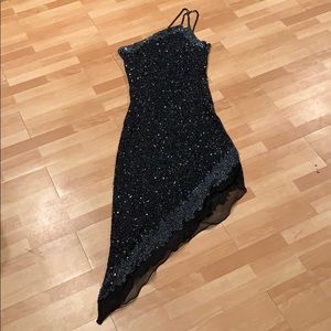 Sequins black dress